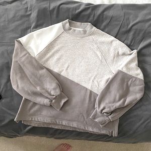 Abercrombie mini mockneck sweatshirt color block